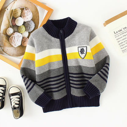 Signature Pure Cotton Fleece Knit Cardigan