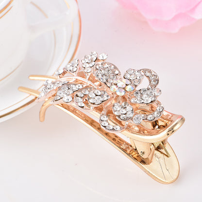 Crystal Horsetail Clip Jewelry Issuing