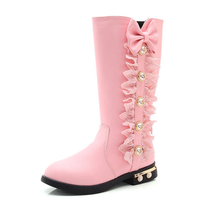 Fleece-Lined Grace: Girls’ New Winter Fleece Boots