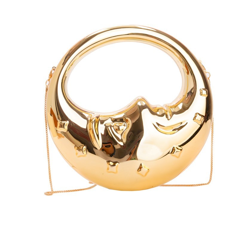 Women's Moon Handbag Niche Creative Shape Shoulder Messenger Bag