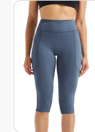 F9120 High Waist Hip Lift Fitness Pants Women's Sports Belly Contracting