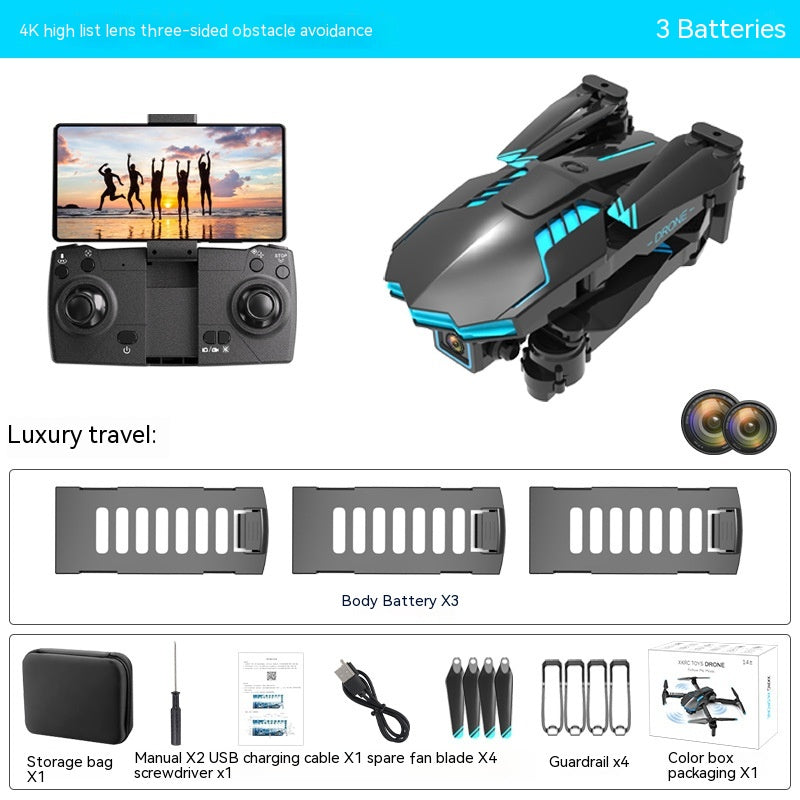 X6 DualEye: 4K Dual Camera Obstacle Avoidance Remote Control Aircraft Toy