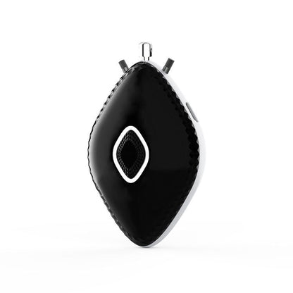 Portable hanging neck anion air purifier