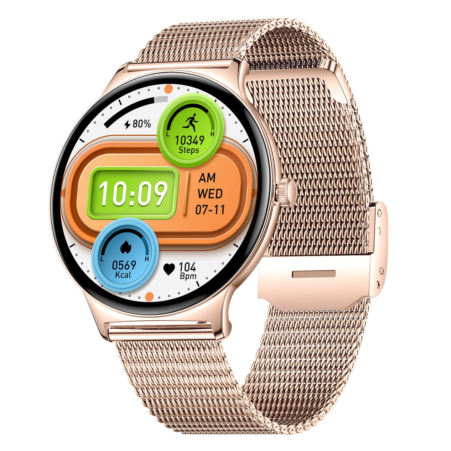 V89 Ultra-thin Smart Watch Bluetooth Calling Full HD Screen