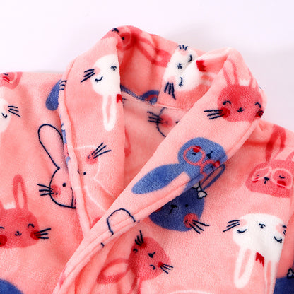 Autumn Warmth: Boys & Girls Seasonal Flannel Home Wear