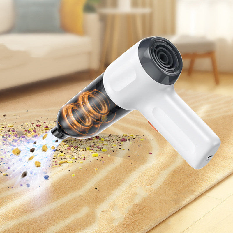 DualAction Vac: Integrated Blow & Suction Wireless Car Vacuum