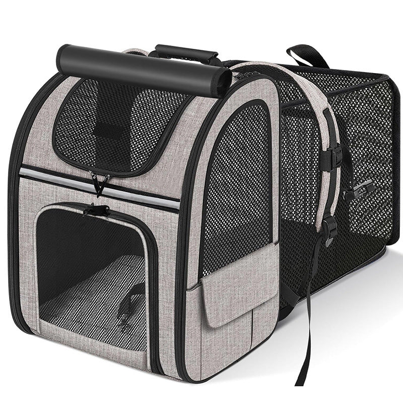 Cat Bag Portable Cat Backpack Extendable Pet Diaper Bag