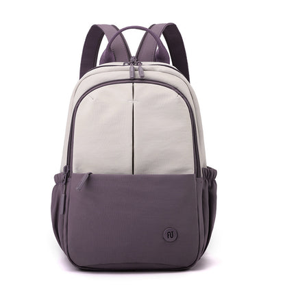 Fashion Outdoor Trendy Women's Bag Contrast Color Backpack