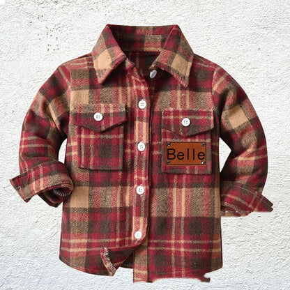 The Heritage Check: Children’s Patchwork Flannel Checkered Shirt