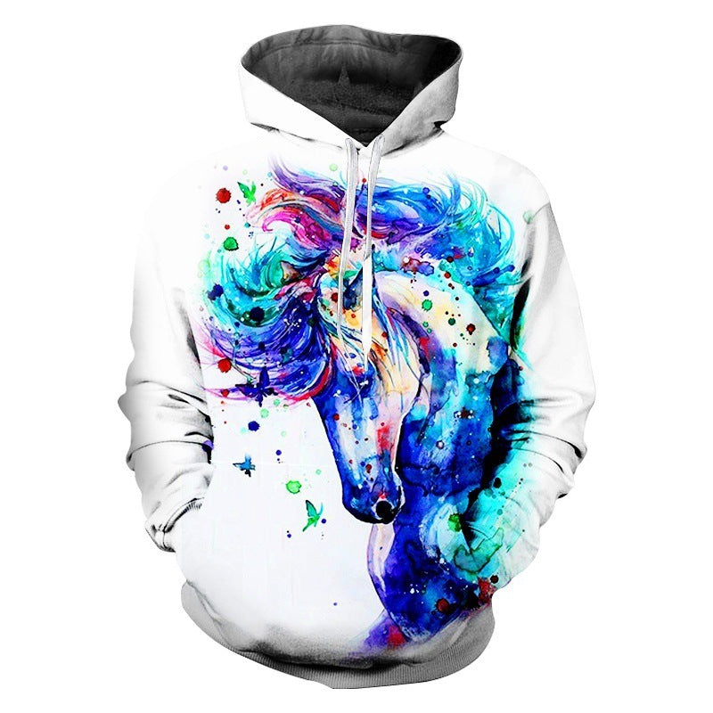 Techno-Sport 3D Digital Print Sweatshirt