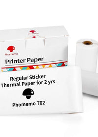 White 2Year Stickers Paper