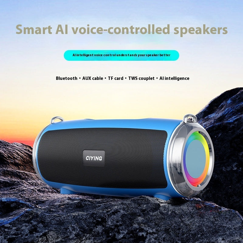 Smart Speaker, Wireless Bluetooth Speaker, Little Steel Cannon