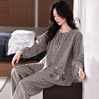 The Pure Cotton: Women’s Loose Cotton Pajama Suit