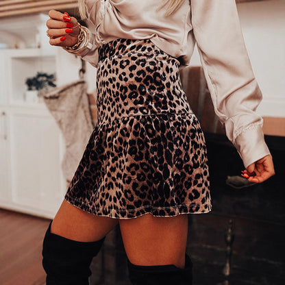 High Waist Loose Knitted Skirt For Women