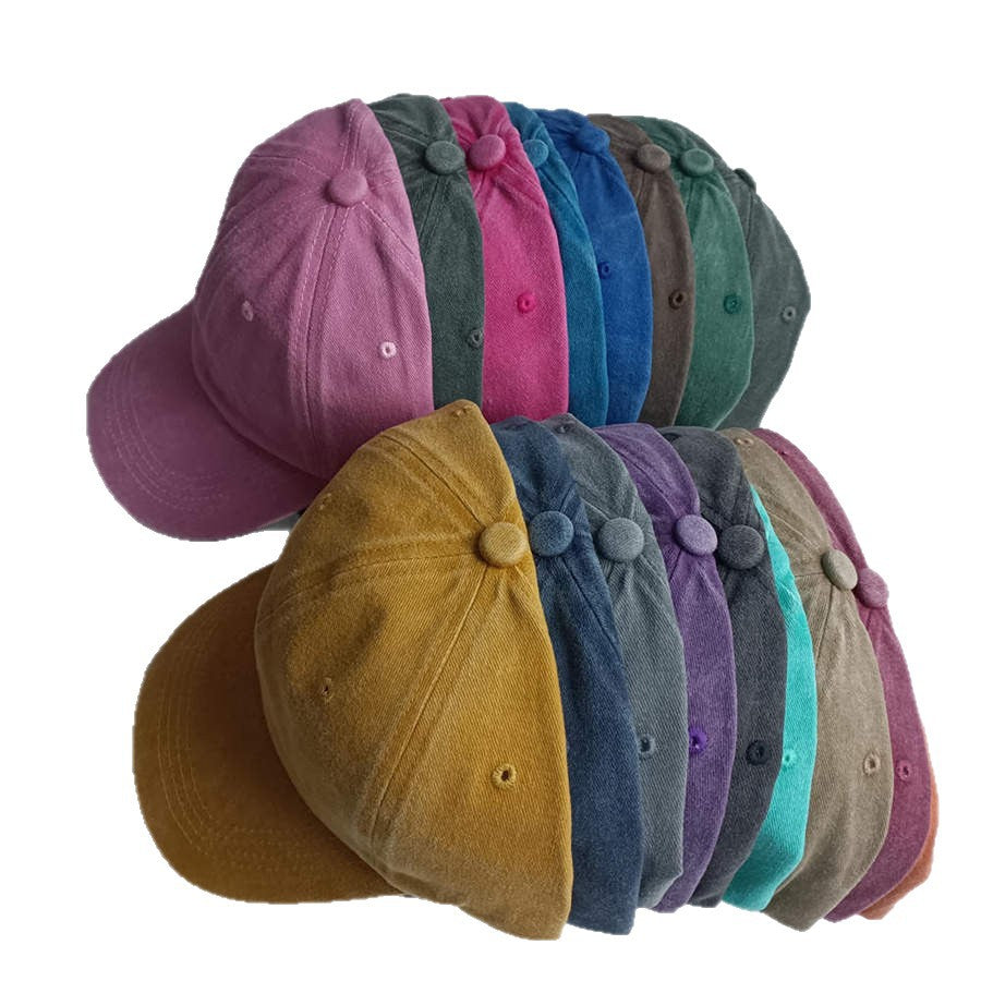 The Heritage Wash: Retro Washed Cotton Peaked Cap