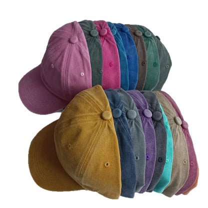 The Heritage Wash: Retro Washed Cotton Peaked Cap