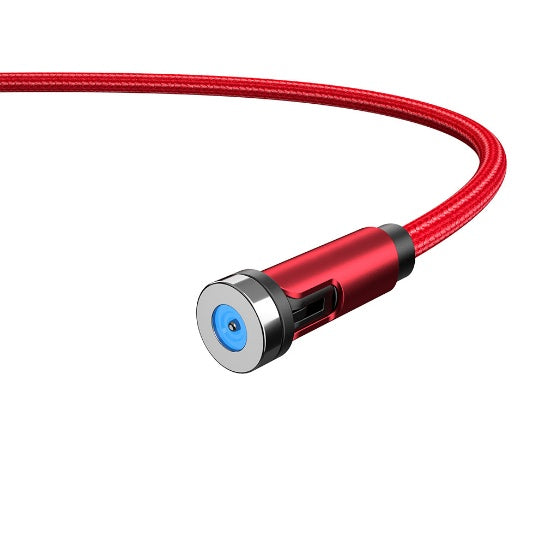 540° Rotating Magnetic USB-C Charging Cable | Fast Charge Magnetic Connector for Micro USB & Type-C