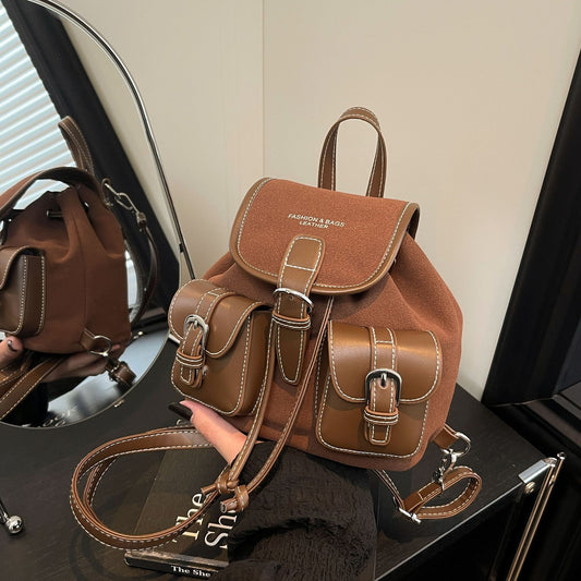 Fashionable All-match Niche Backpack Daily Commuter Bag