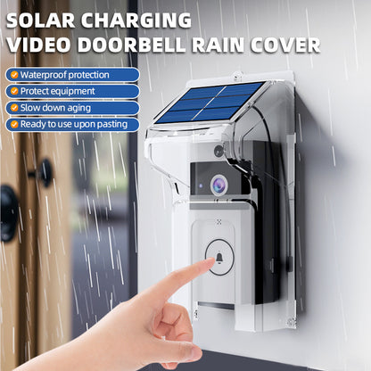 HD Wireless Video Doorbell With Solar Rain Cover