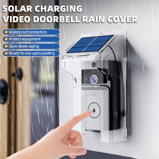HD Wireless Video Doorbell With Solar Rain Cover