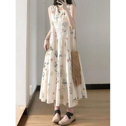 Summer Girls' Loose Slimming Vacation Dress