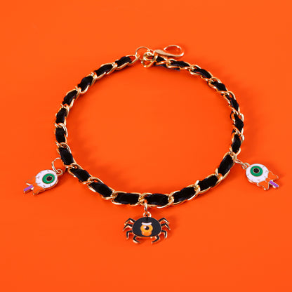 Pet Halloween Collar Velvet Dripping Bat Accessories