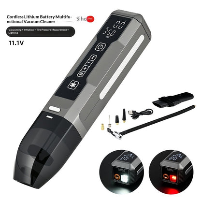 Wireless Inflator With Power Bank Multifunctional 4-in-1 High-power Car And Home Vacuum Cleaner