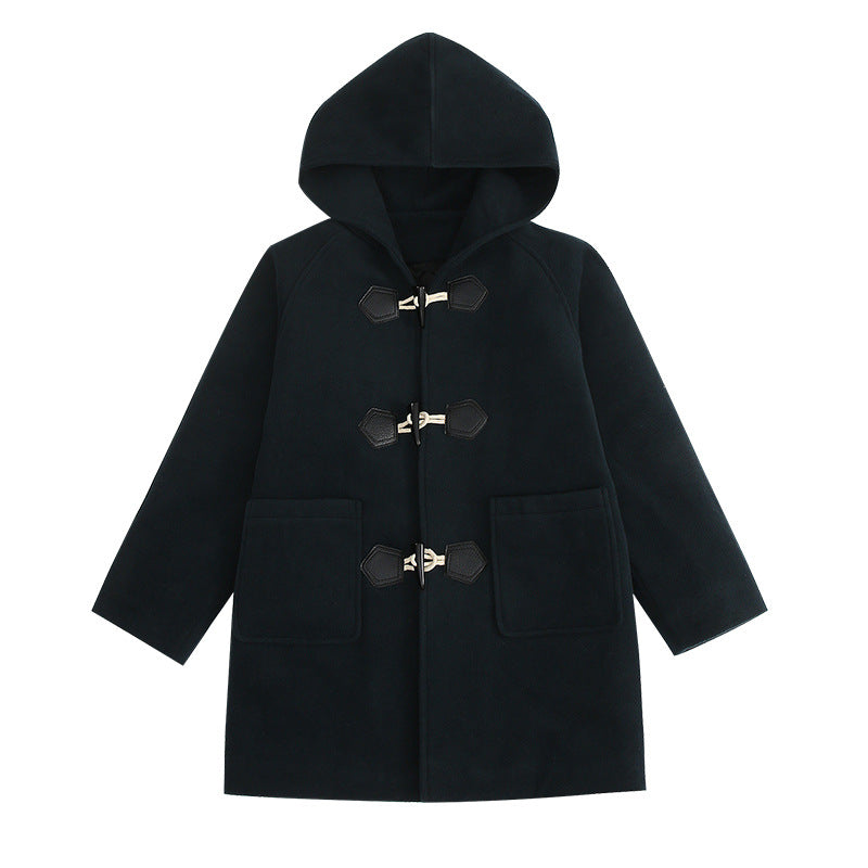The Woolen Hearth: Thickened Artisan Woolen Coat for Boys