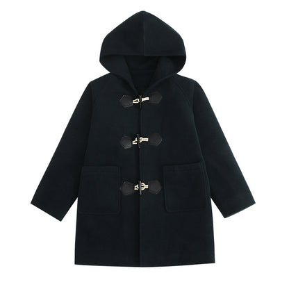 The Woolen Hearth: Thickened Artisan Woolen Coat for Boys