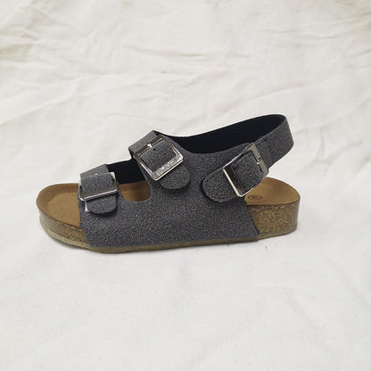 Continental Cork: Cross-Border Velcro Non-Slip Cork Sandals