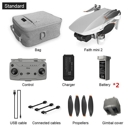 BrushAxis 4K: UAV 4K Three-Axis Brushless Anti-Shake Gimbal Drone