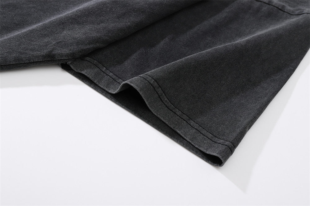 Distressed Round Neck T-shirt For Men