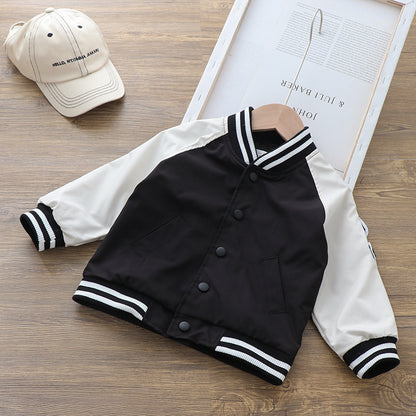 Varsity Heritage Stand Collar Baseball Jacket