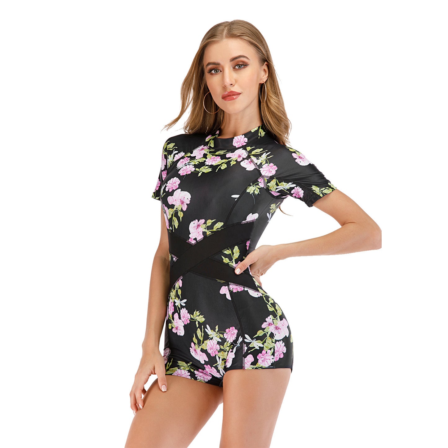 Surf suit one-piece swimsuit