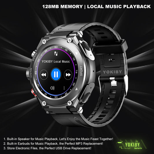 The Triple Threat: Bluetooth Headset, Music & Health Hybrid Watch