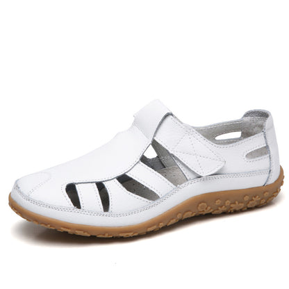 Artisan Lattice: Fashionable Hollow-Out Designer Sandals