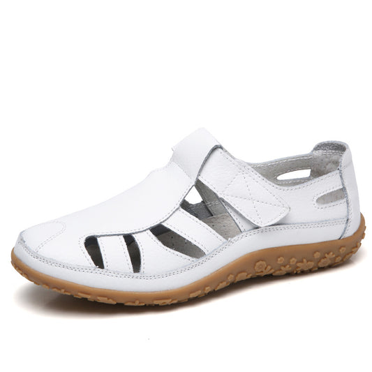 Artisan Lattice: Fashionable Hollow-Out Designer Sandals