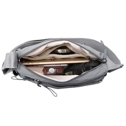 Multi-layer Casual Lightweight Shoulder Messenger Bag Simple