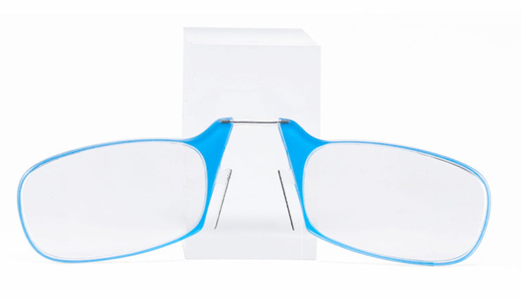 Unisex Legless Nose Clip Elderly Sticky Mobile Phone Portable Ultra-thin Glasses Case