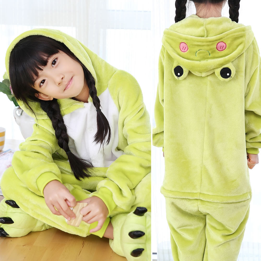 The Long Sleeve Flannel: Children’s Animal One-Piece
