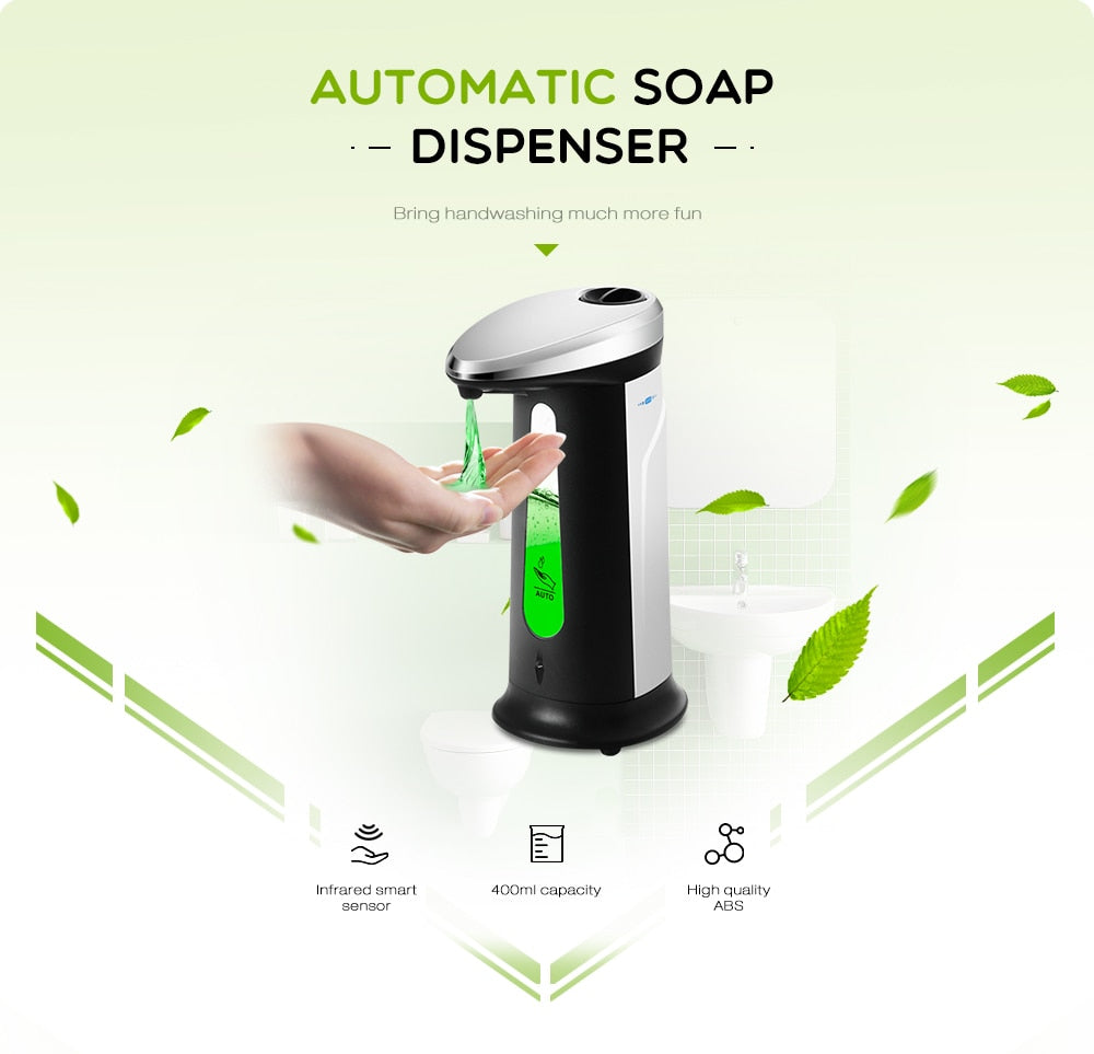 400ml Touchless Smart Sensor Liquid Soap Dispenser