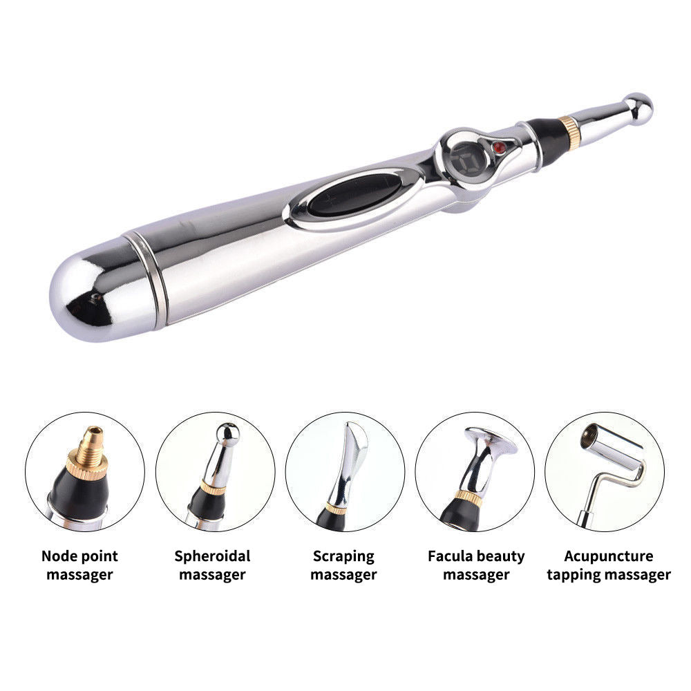 New Evolution™ MeridianPen: Electric Acupuncture Laser Therapy Massage Pen for Pain Relief