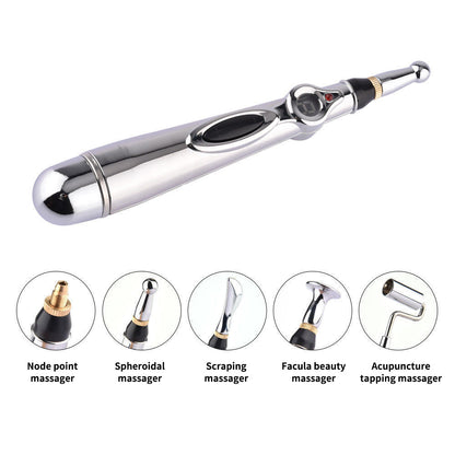 New Evolution™ MeridianPen: Electric Acupuncture Laser Therapy Massage Pen for Pain Relief