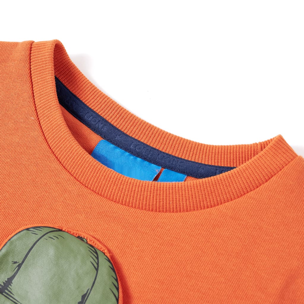 The Sunset Duo: Dark Orange & Medium Blue Sweatshirt Set