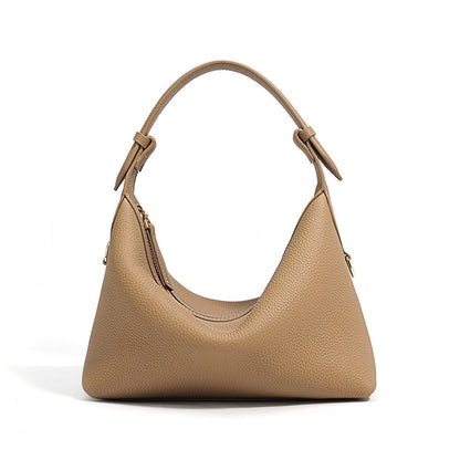 Genuine Leather Bag Advanced Sense All-match Commute Women's Cross-body Bag