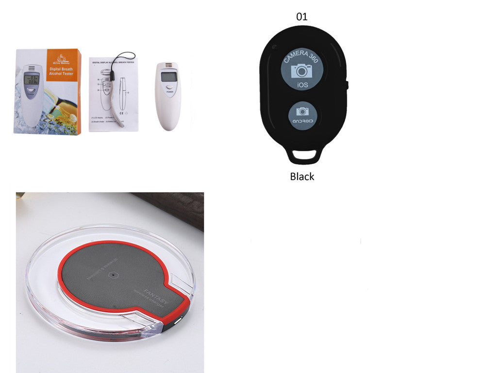CrystalDock: Round Crystal Wireless Charging Dock with Receiver for Apple & Samsung