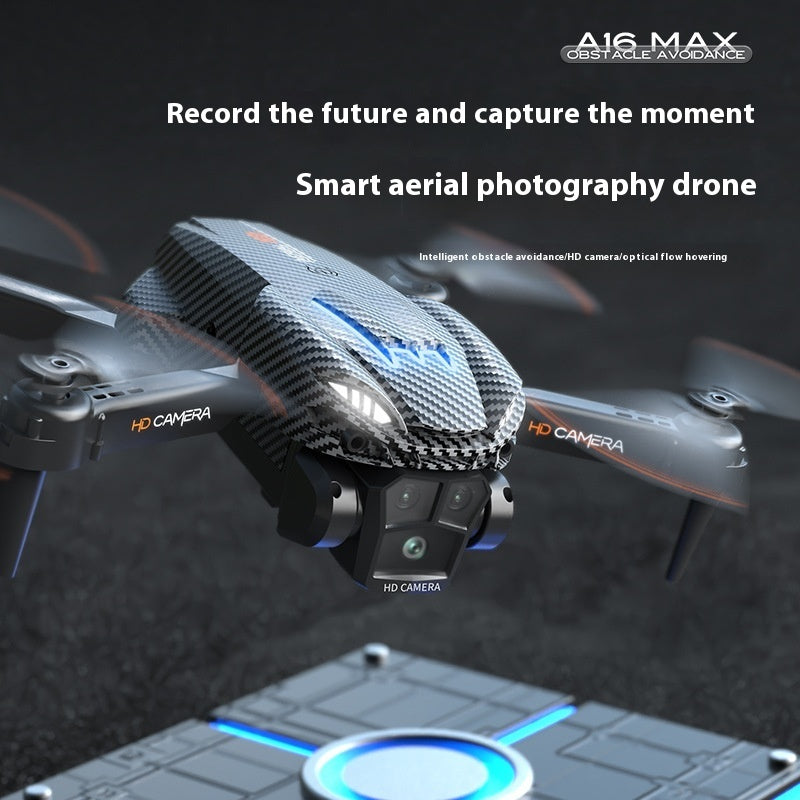 TriLens Flow: Optical Flow Three-Camera Obstacle Avoidance Aerial Photography Drone