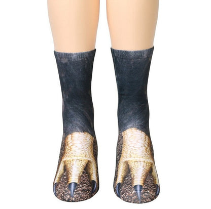 The Feline Paw: 3D Animal Paw Cute Long Socks