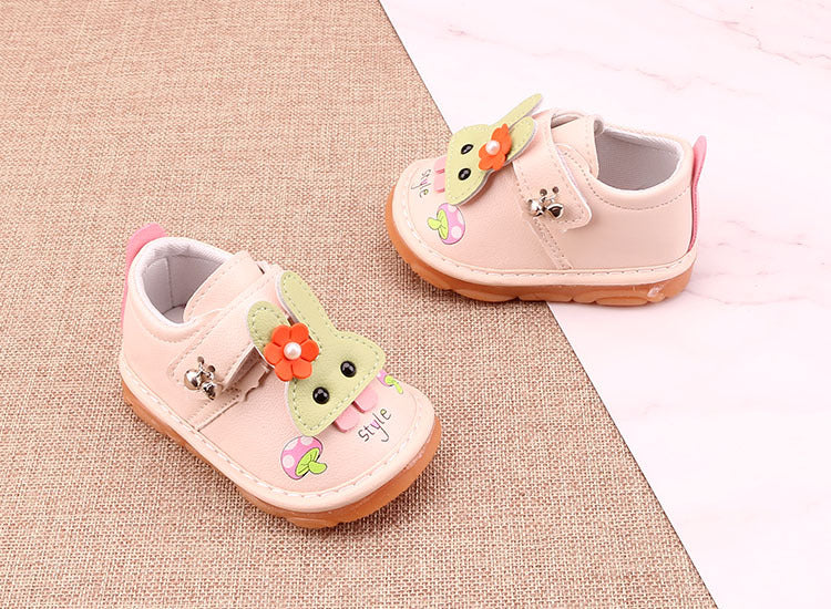 Girl with bell calling shoes