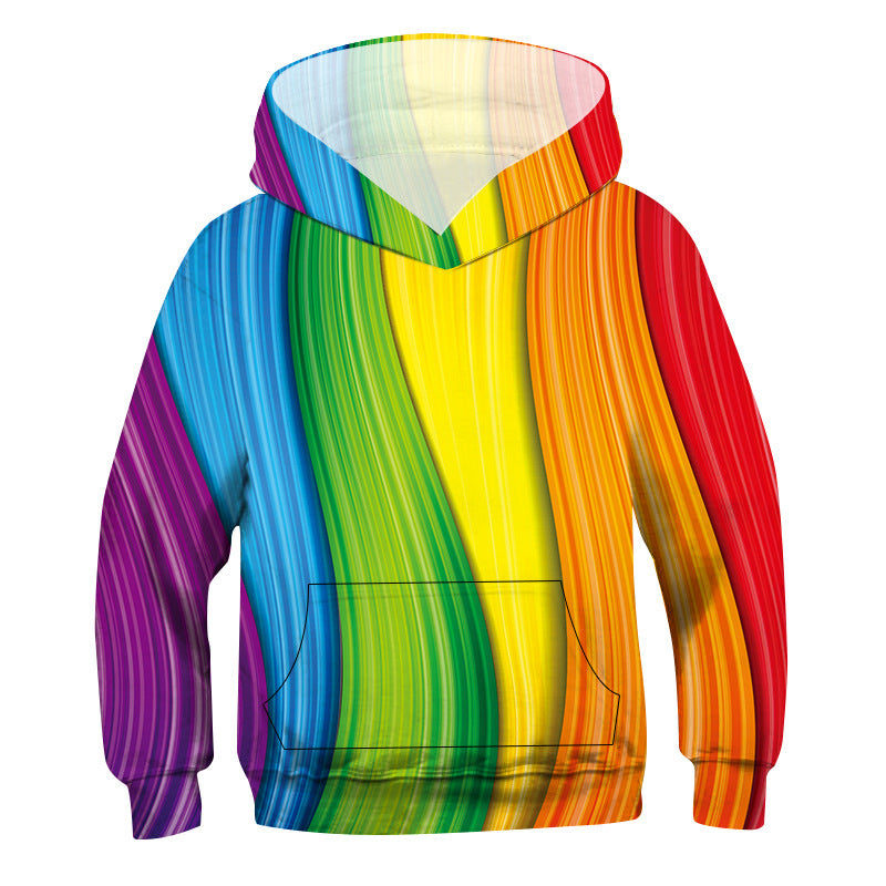Immersive 3D Vision Digital Graphic Hoodie